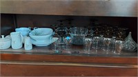 Glass ware collection