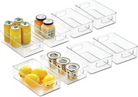 Small Plastic Kitchen Container Bins - 8 Pack