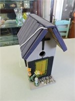 Handmade Bird House, 13" T