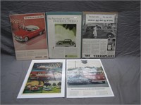 5 Antique Automobile Magazine Advertisements