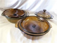 Anchor Hocking and Lovenware baking dishes with