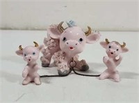1950's Pink Spaghetti Bull family Original