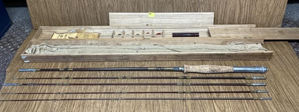 Vintage 5pc Bamboo Fly Rod (Tokyo) w/wood case