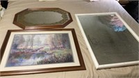 2 Large Mirrors Framed Picture and Picture Frames
