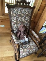 2nd Brown Ornate Chair