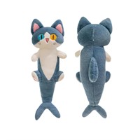FANGYU Cute Plush Shark cat Toy, Cartoon Soft Stuf