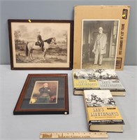 Robert E Lee Prints & Books Civil War Lot