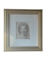 A Leonardo De Vinci Sketch II Framed Print