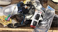 Bag of misc cords & others