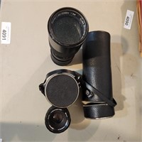 2 Vintage Camera Lenses - Yashica & Vivitar
