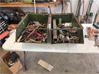 Large Stakckng bins with tools