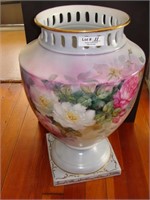 Floral Painted Vase