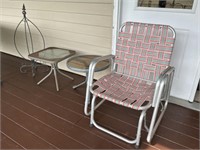 Glider Lawn Chair, Patio Tables, Plant Holder