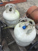 (2) PROPANE TANKS