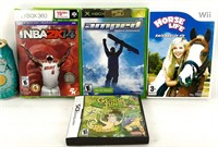 4 jeux de XBOX, XBOX 360, Wii et Nintendo DS