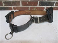 Leather Officer Belt