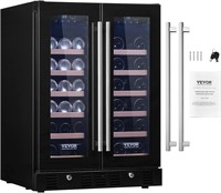 VEVOR 24 Wine and Beverage Refrigerator  78 Cans