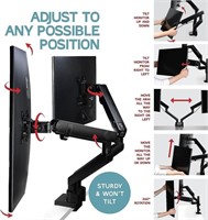 Dual Monitor Stand, Dual Monitor Arm