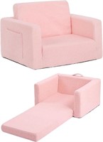 2-in-1 Kids Sofa Chair, Convertible Toddler Chairt