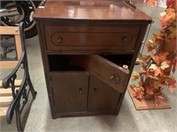WOODEN SEWING CABINET