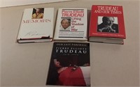 Four Pierre Trudeau Books, 1 Sealed