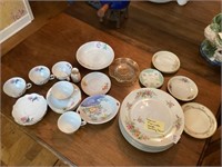 Assorted china pieces including 5 Narumi Merivale