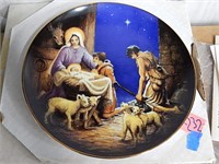 The Life of Christ "Adoration of Shepards" Plate