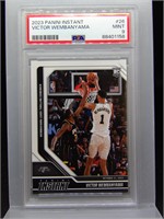 Victor Wembanyama 2023 Panini Rookie /10018 PSA 9