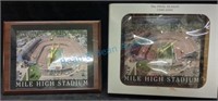 Mile high stadium picture clocks
