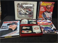 Racing collectibles including Dale Earnhardt