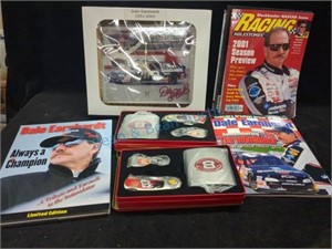 Racing collectibles including Dale Earnhardt