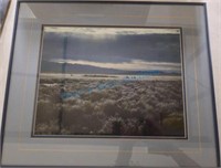 Framed prairie picture