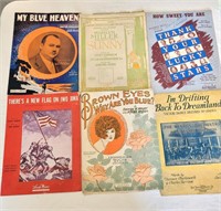 Sheet Music w/ Great Front Covers (B)