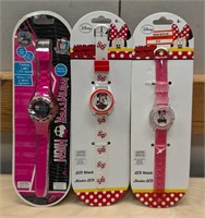 3 KIDS THEMED WATCHES