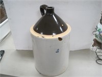 5 gal two tone stoneware jug