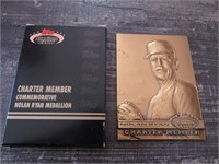 1991 Nolan Ryan Stadium Club Bronze Medalion Card