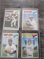 1975 OPC Lot 4 Baseball Cards Perez Staub Sutton