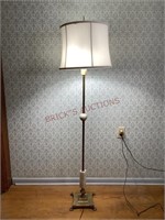 Brass and Marble Floor Lamp