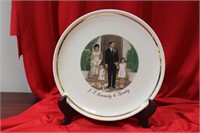 A John F. Kennedy and Family Plate