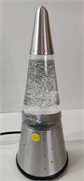 Vintage Wizard Glitter Aqua Lamp
