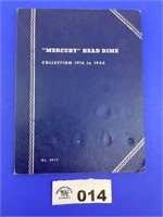 MERCURY HEAD DIMES 1916 - 1945 (55 COINS)