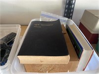 Wooden Bible case, Bible, learning book