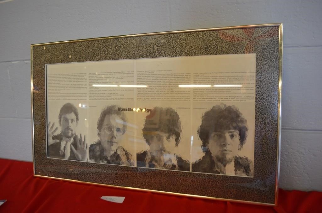 Vanilla Fudge Album Cover Framed