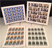 (4) U.S. Stamp Sheets