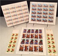 (5) U.S. Stamp Sheets