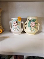 2 MCCOY FLOWER VASES