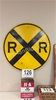 Retired Highway Sign - Railroad Sign
