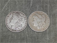 1899 O & 1901 O Morgan SILVER Dollars