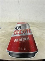 TIN TECATE ORIGINAL BEER SIGN