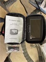 The sharper image portable tv